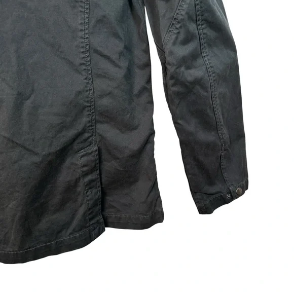 Pretty Green Utility Jacket Black Dark Grey Size L Casual Workwear - Picture 9 of 14